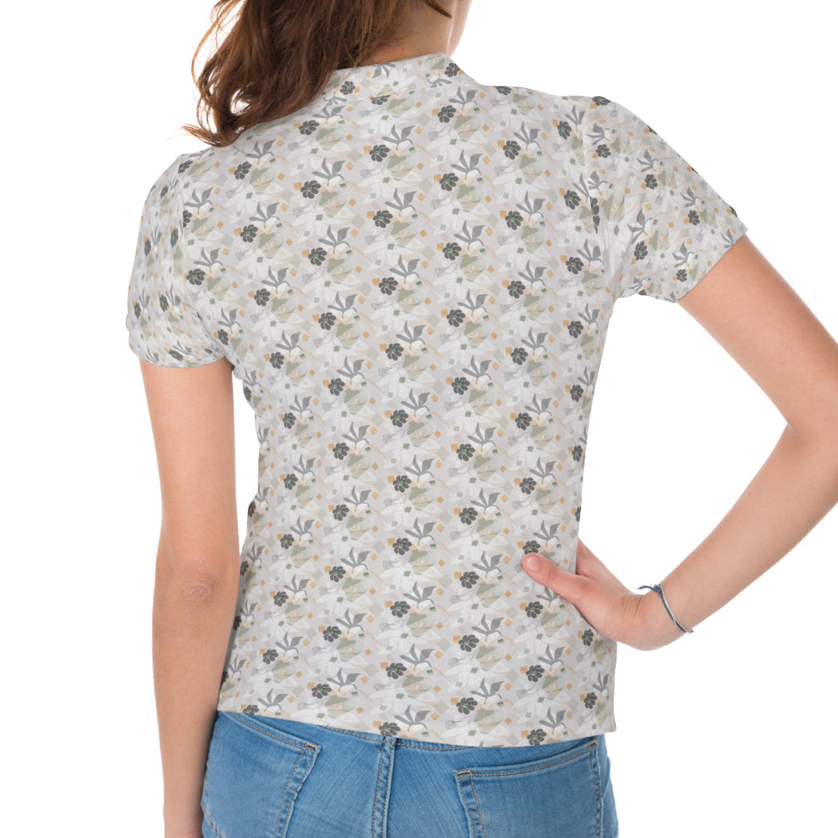 Nature's Abstract Polo Shirt