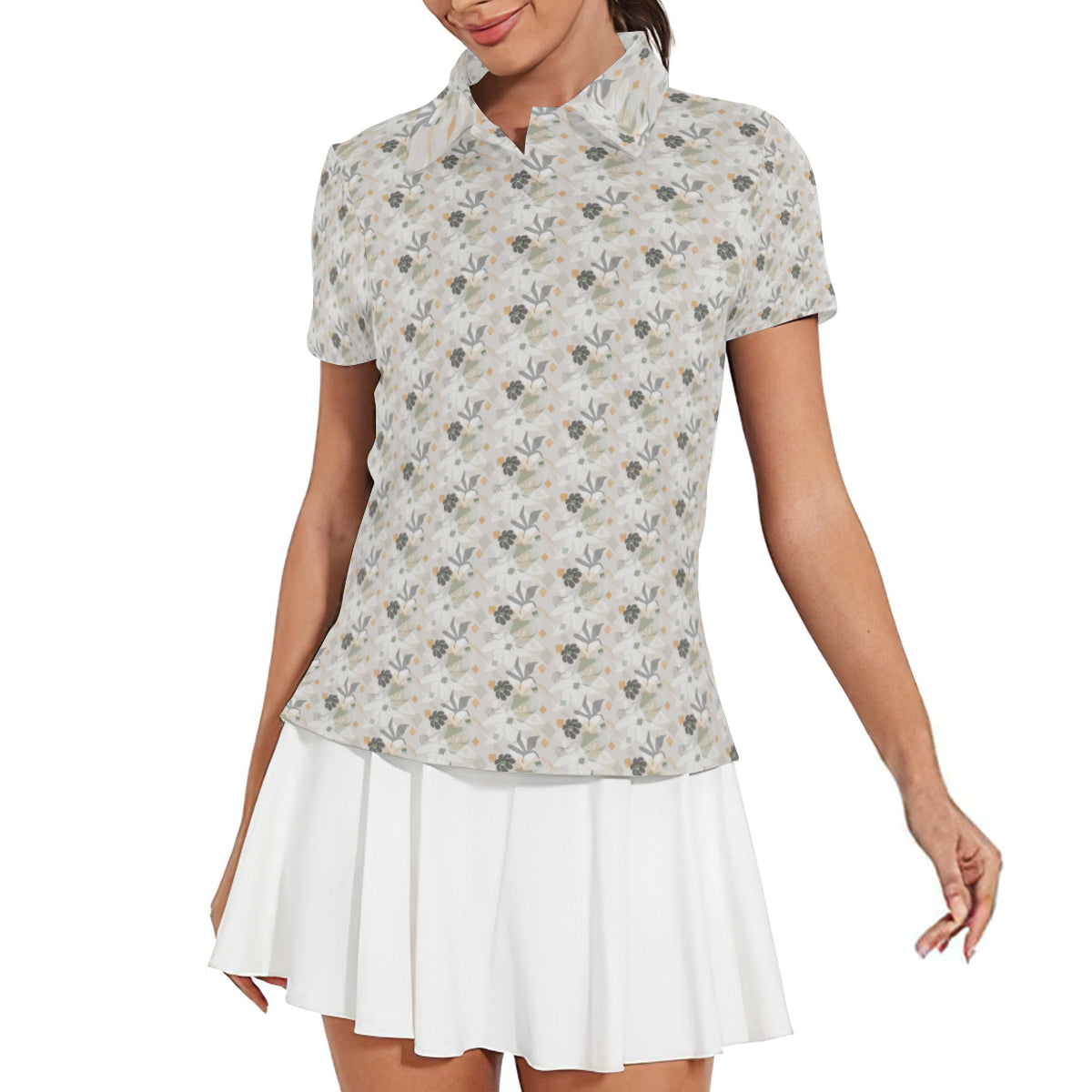 Nature's Abstract Polo Shirt