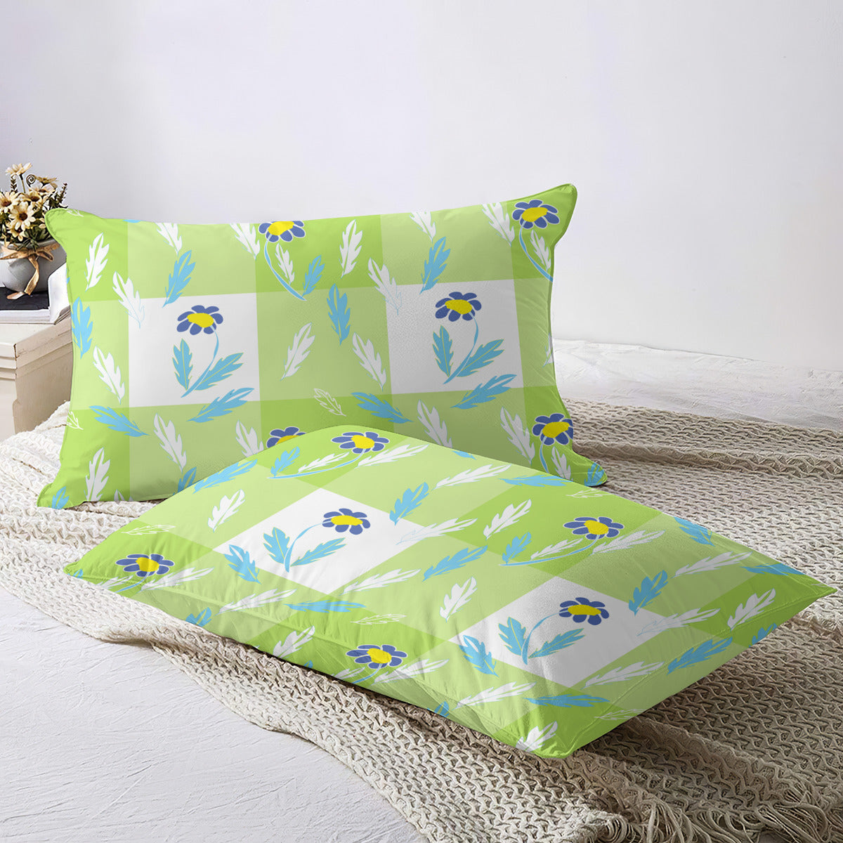 GINGHAM - Leafy Flower