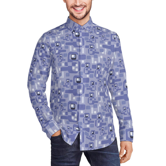 Geo Birds - Long sleeve shirt