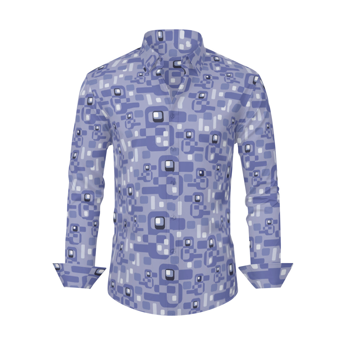 Geo Birds - Long sleeve shirt
